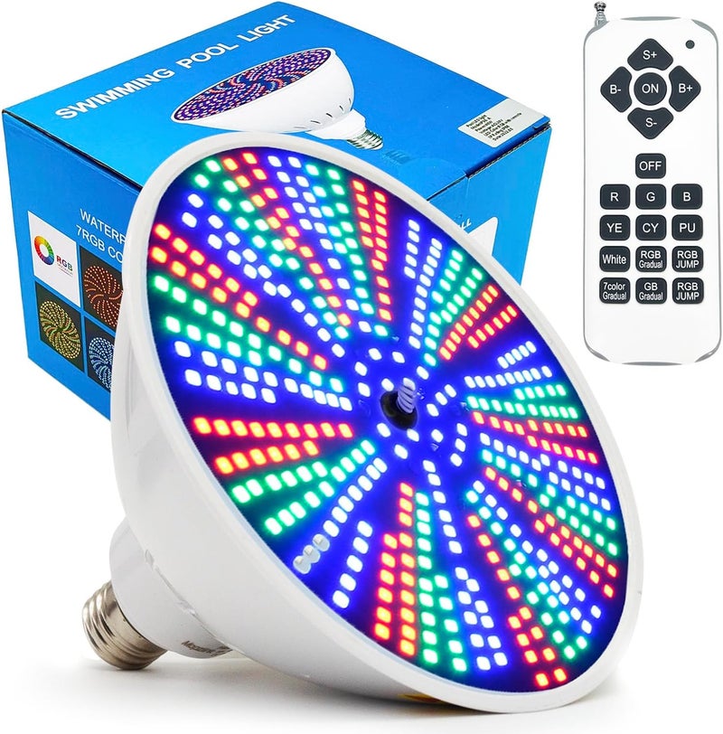 Tandanic 2025 Upgraded 50W Color LED Pool Light Bulb, RGB Color Changing Pool Lights for Inground Swimming Pool, Replacement Bulb for Pentair Hayward Fixtures (120V 50W) - Image 1